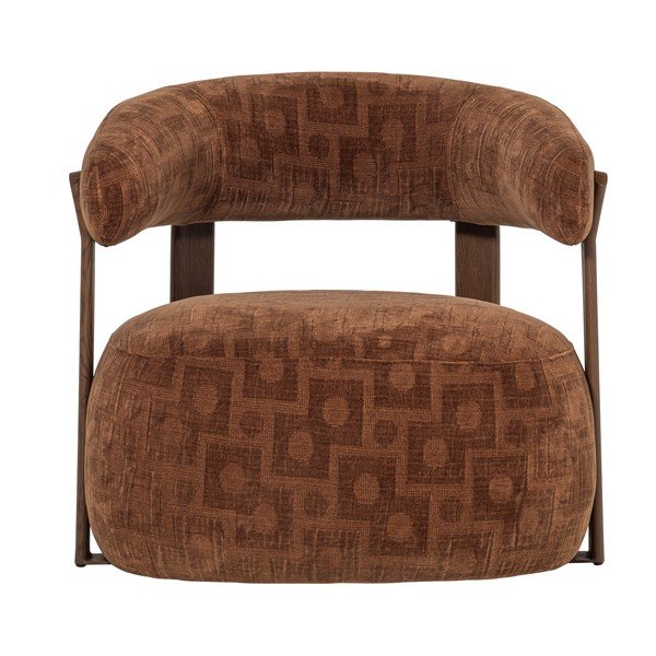 Rudos spalvos krėslas Foon – WOOOD-image-2