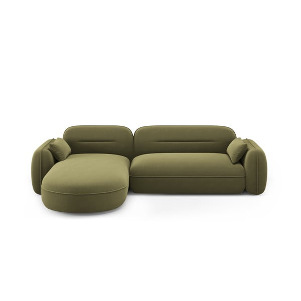 Iš velveto kampinė sofa žalios spalvos (su kairiuoju kampu) Audrey – Interieurs 86