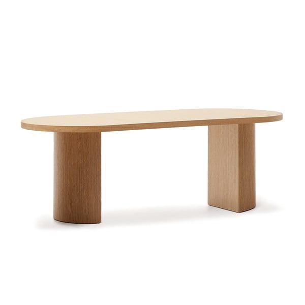 Valgomojo stalas iš ąžuolo 100x200 cm Nealy – Kave Home