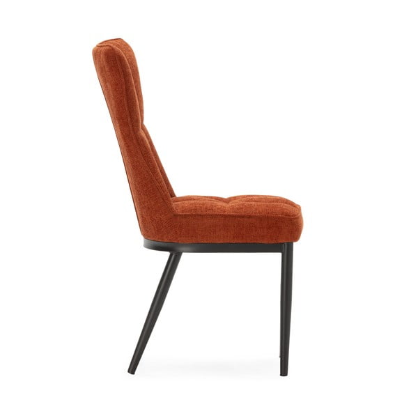 Terakotos spalvos valgomojo kėdės 2 vnt. Damon – Marckeric-image-4