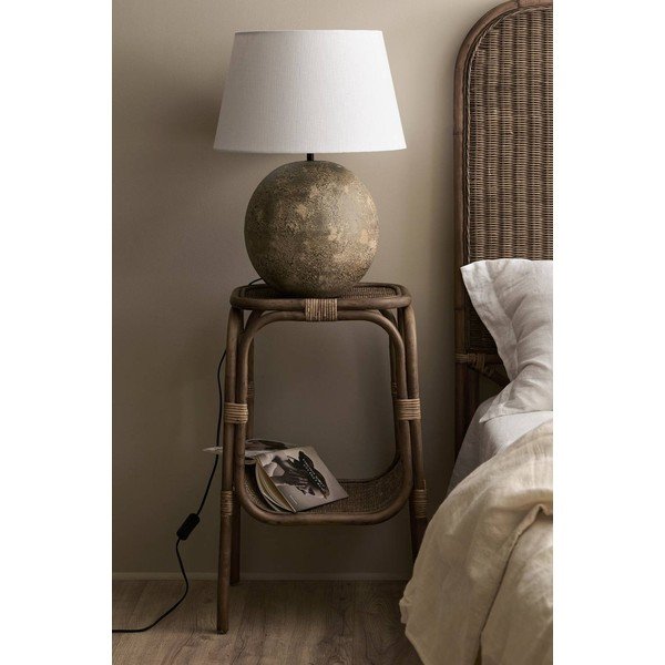 Iš rotango apvalios formos šoninis stalas ø 41 cm Magnolia – Ellos Home-image-2