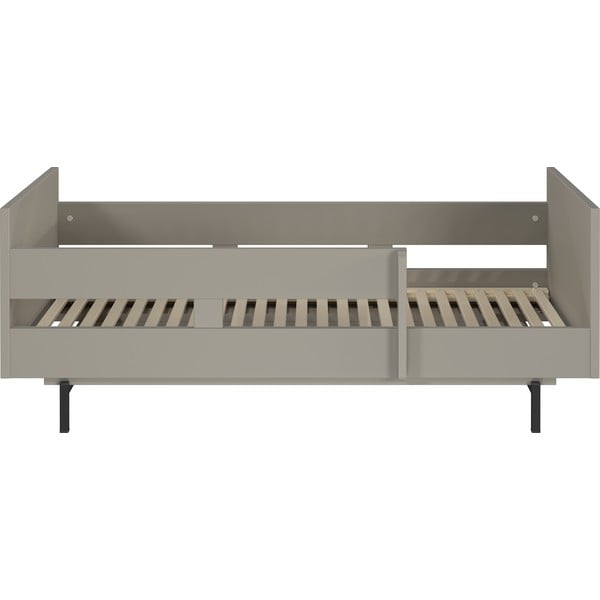 Pilkos spalvos vaikiška lova su lovos grotelėmis 70x140 cm Tomino – Germania-image-2