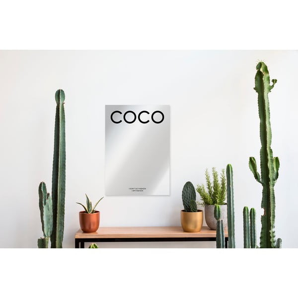 Sieninis veidrodis 50x70 cm Coco Chanel - Little Nice Things-image-1