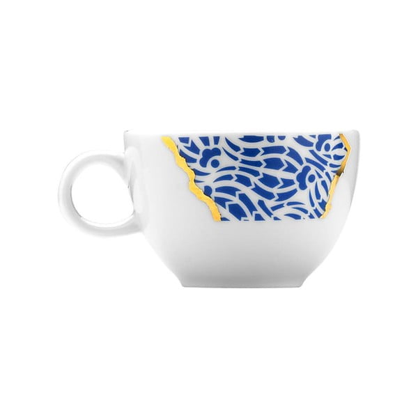 Puodeliai baltos spalvos/mėlynos spalvos iš porceliano  6 vnt. 0.9 l – Hermia-image-4