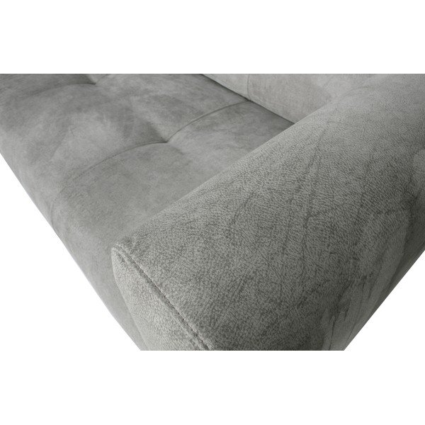 Šviesiai pilka odos imitacijos sofa vtwonen Skin, 250 cm-image-1