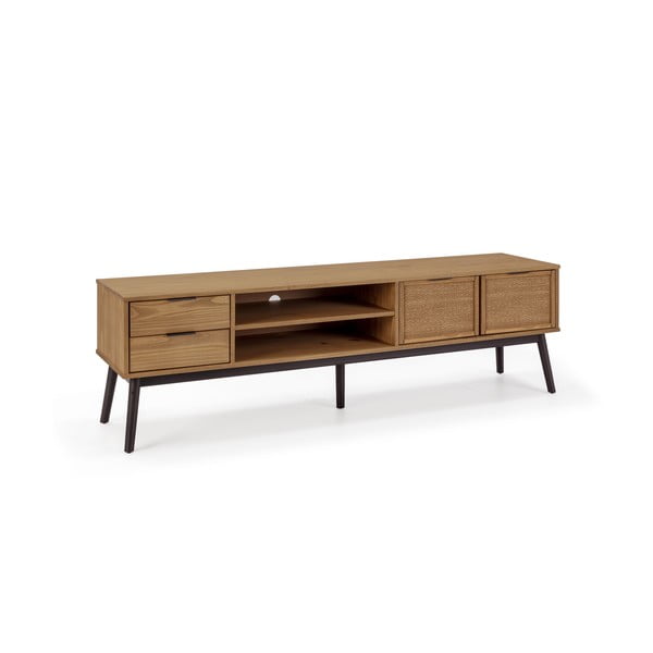 Iš pušies masyvo TV spintelė 180x52 cm Natasha – Marckeric-image-2