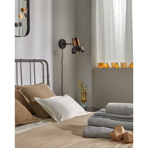 Juodas sieninis šviestuvas Kave Home Amina-image-3