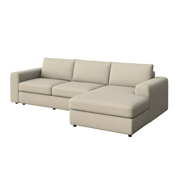 Smėlio spalvos kampinė sofa (su dešiniuoju kampu/su gultu) Baga – Rodier-image-2