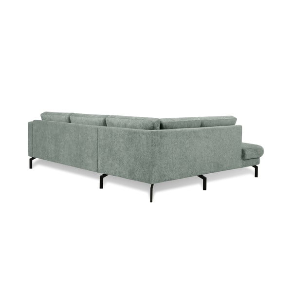 Kampinė sofa šviesiai pilkos spalvos (su kairiuoju kampu) Gomero – Scandic-image-2