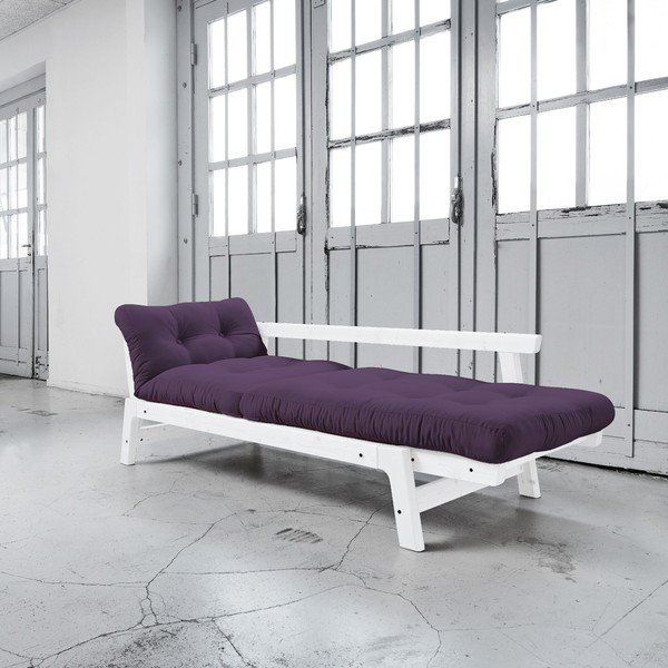 Sofa lova "Karup Step" balta/ violetinė-image-3