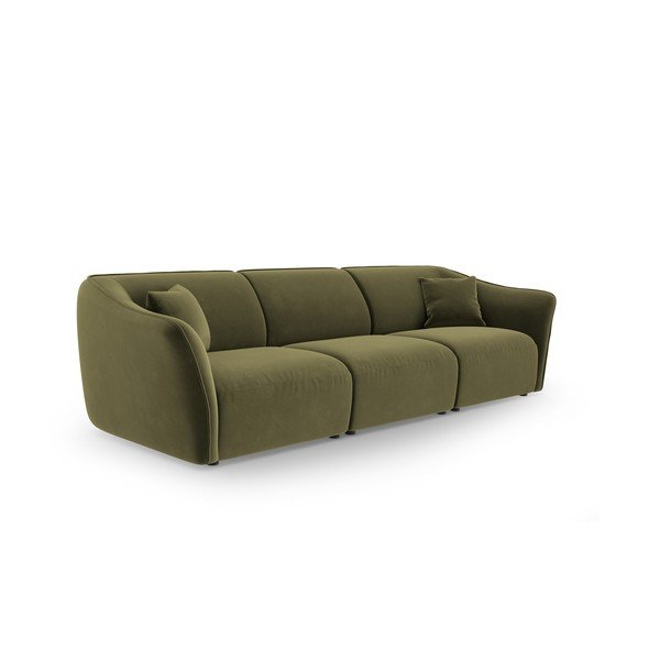 Iš velveto sofa žalios spalvos 292 cm Tokyo – Cosmopolitan Design-image-2