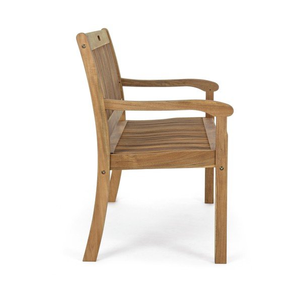 Natūralios spalvos medžio masyvo sodo suoliukas Noemi – Bizzotto-image-3