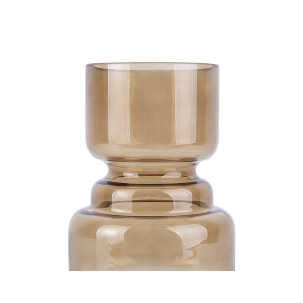 Rudos spalvos stiklo vaza PT LIVING Courtly, aukštis 20 cm-image-2