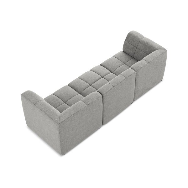 Pilkos spalvos sofa iš boucle 255 cm Aloha – Makamii-image-3