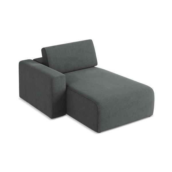 Pilkos spalvos modulinė sofos dalis (su kairiuoju kampu) Kalea – Makamii-image-2