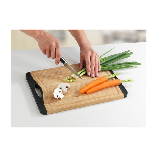 Neslidi pjaustymo lentelė iš bambuko Wenko, 33 x 23 cm-image-2