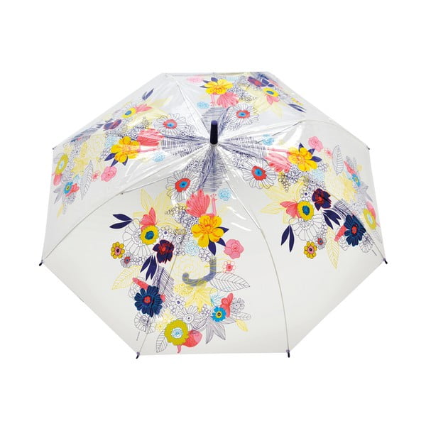 Paukščių narvelio gėlės Skaidrus plikas skėtis, ⌀ 103 cm