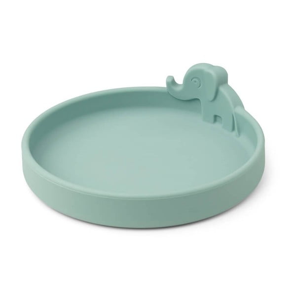 Mėlyna silikoninė lėkštė kūdikiams ø 16 cm Elphee - Done by Deer-image-2