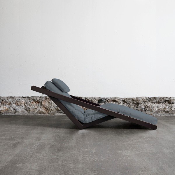 Kintama poilsio kėdė "Karup Figo Wenge/Gris-image-1