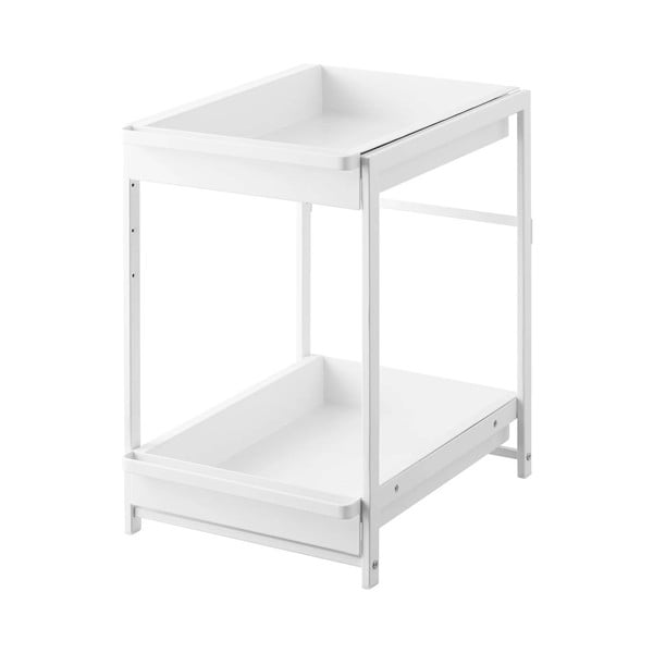 Baltos spalvos iš metalo papildoma virtuvės lentyna 30x42 cm Tower – YAMAZAKI