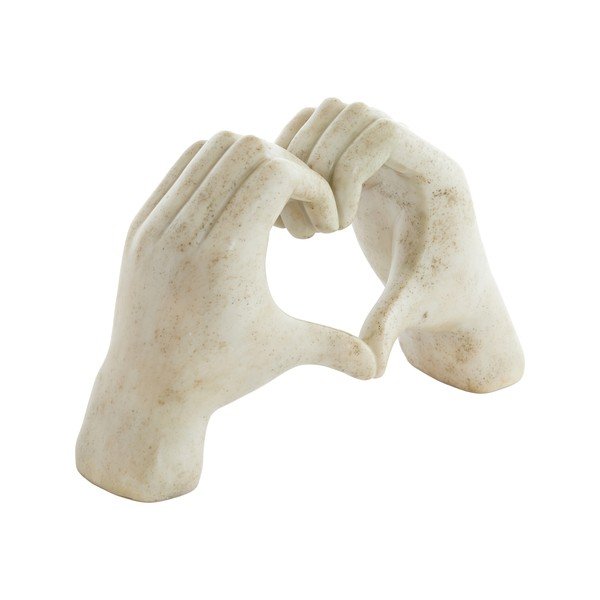 Iš polirezino statulėlė (aukštis 15 cm) Hands – Light & Living