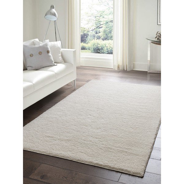 Skalbiamas dramblio kaulo spalvos kilimas 120x170 cm Super Snug – Asiatic Carpets-image-1