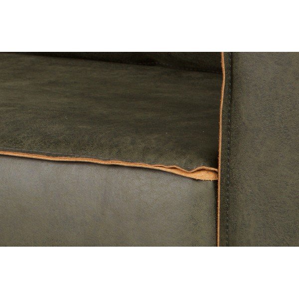 Tamsiai žalios spalvos iš dirbtinės odos sofa 277 cm Rodeo – WOOOD-image-1