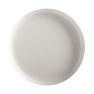 Balta porcelianinė lėkštė su paaukštintu kraštu Maxwell & Williams Basic, ø 28 cm