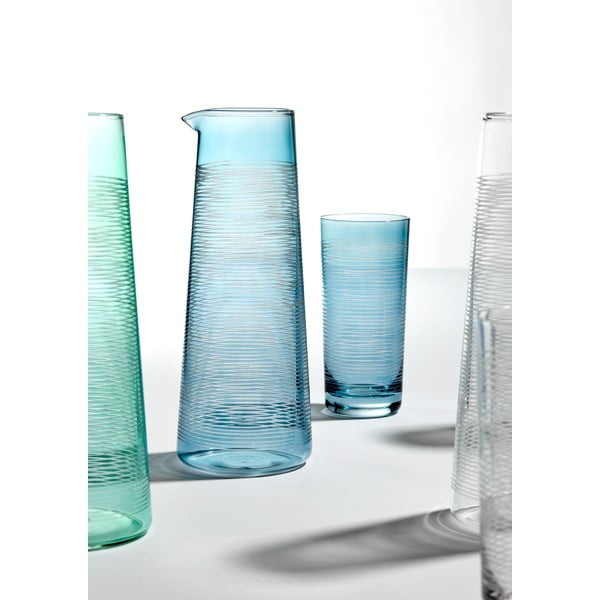Mėlyno stiklo dekanteris 1,2 l Linear - Ladelle-image-1