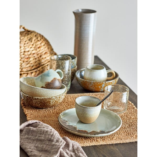 Rudos spalvos/kreminės spalvos iš keramikos puodelis 280 ml Paula – Bloomingville-image-2