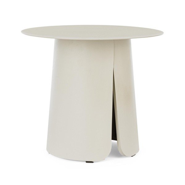 Iš aliuminio apvalios formos sodo šoninis staliukas ø 45 cm Bryan – Bizzotto