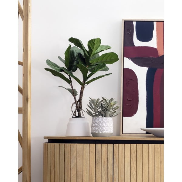 Dirbtinis fikusas (aukštis 60 cm) Lyrata – Kave Home-image-4