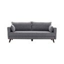Sofa pilkos spalvos 208 cm Bella – Balcab Home