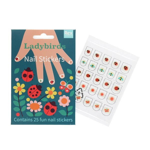 Kūrybinis žaislas Ladybird – Nail stickers – Rex London