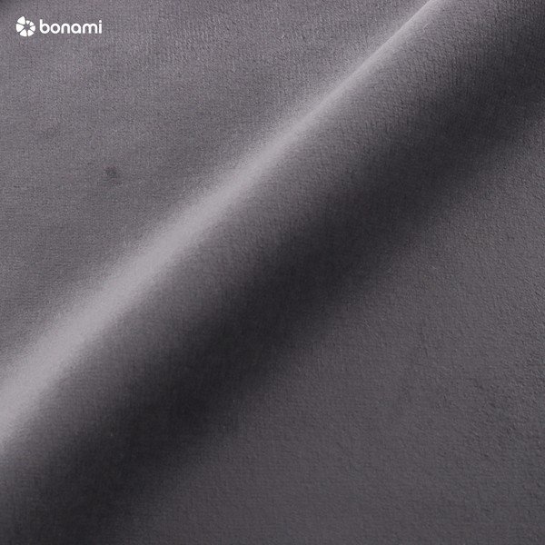 Pilkos spalvos dvigulė lova audiniu dengta su sandėliavimo vieta/be galvūgalio su lovos grotelėmis 180x200 cm Susan – Micadoni -image-4