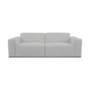 Iš boucle sofa baltos spalvos 228 cm Roxy – Scandic