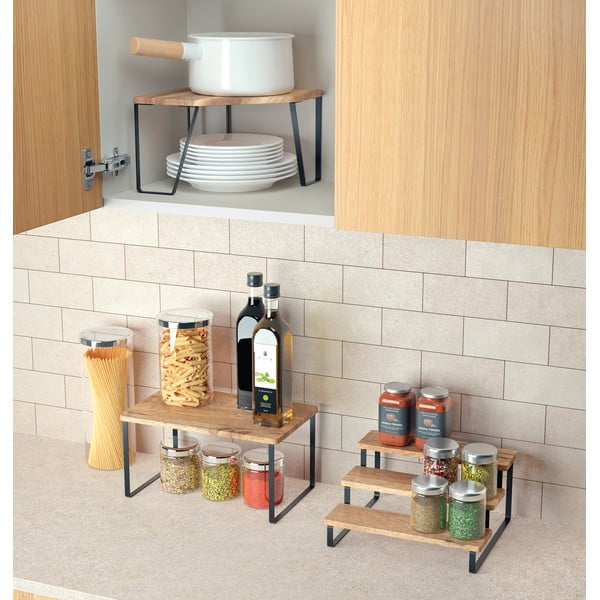 Iš medienos prieskonių indų organizatorius York – Metaltex-image-1