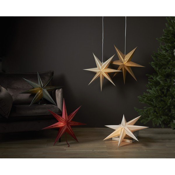 Aukso spalvos kalėdinė šviečianti dekoracija ø 60 cm Point - Star Trading-image-1