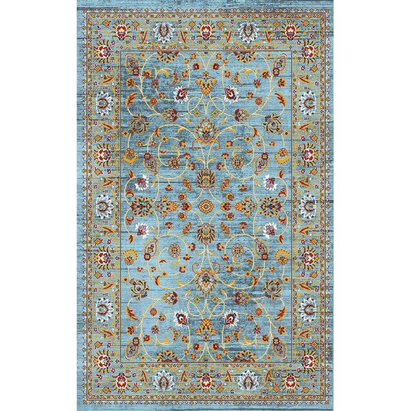 Skalbiamas turkio spalvos kilimas 50x80 cm Quoise – Vitaus