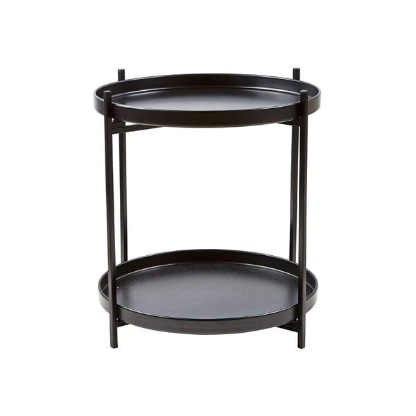 Apvalios formos šoninis stalas iš metalo ø 42 cm Svit – Villa Collection