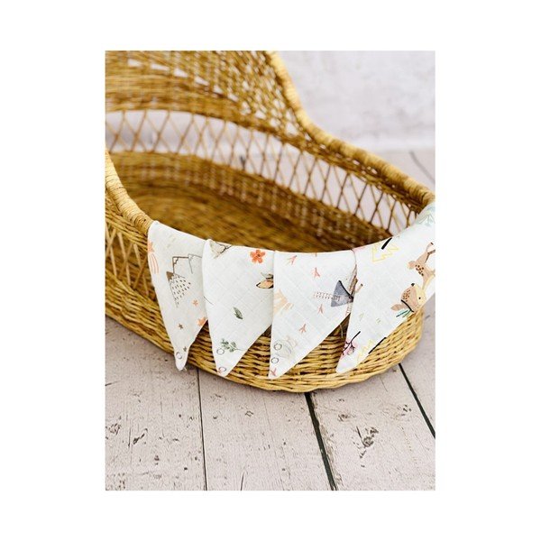 Balti muslino šliaužtinukai, 4 vnt. Mila - Lydia&Co-image-2