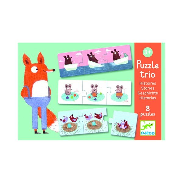 Djeco Trio Stories dėlionė vaikams-image-1