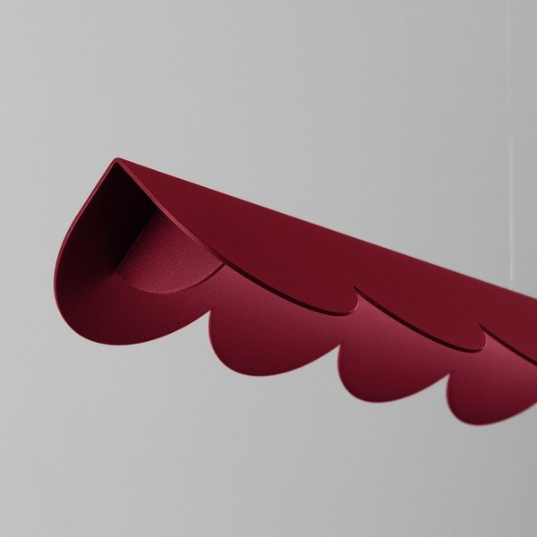 Bordo spalvos iš aliuminio kabantis šviestuvas LED BISCUIT – Thoro-image-3