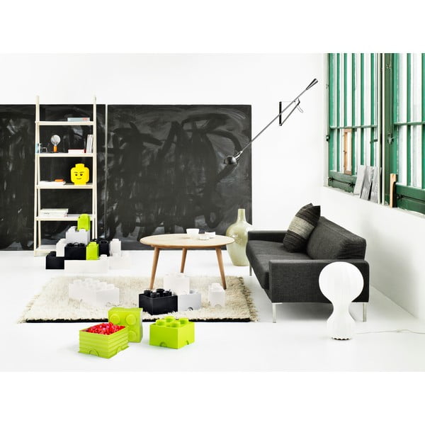 Juoda daiktadėžė su dviem stalčiais LEGO®-image-2