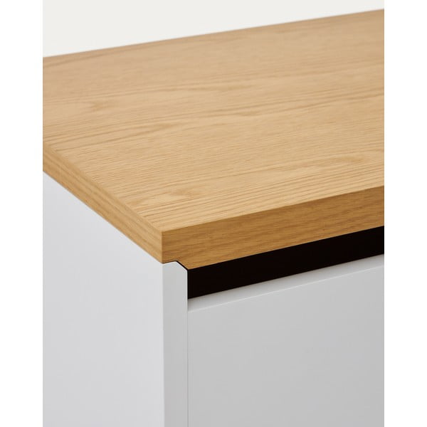 Skrynia natūralios spalvos iš ąžuolo 60x35 cm Abilen – Kave Home-image-4