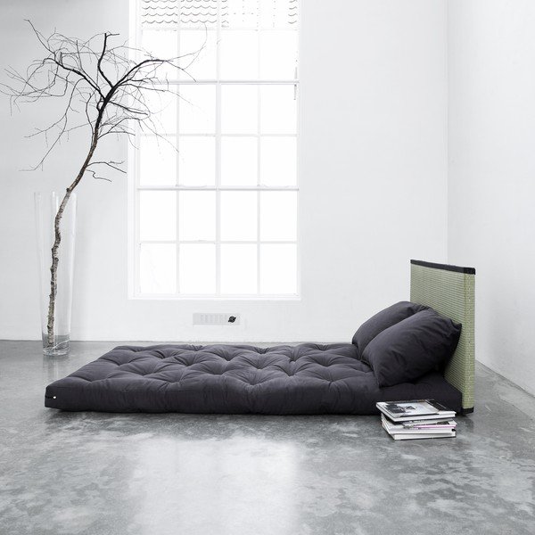 Lova / sofa "Sano", juoda, su juodomis pagalvėlėmis-image-1