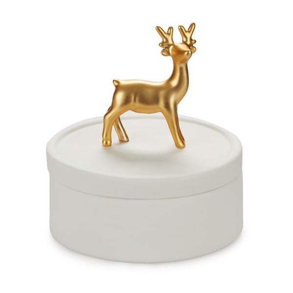 Balto porceliano papuošalų dėžutė Balvi Deer