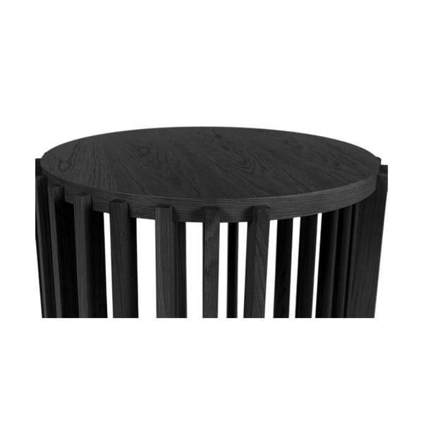 Juodas staliukas Woodman Drum, ø 53 cm-image-4
