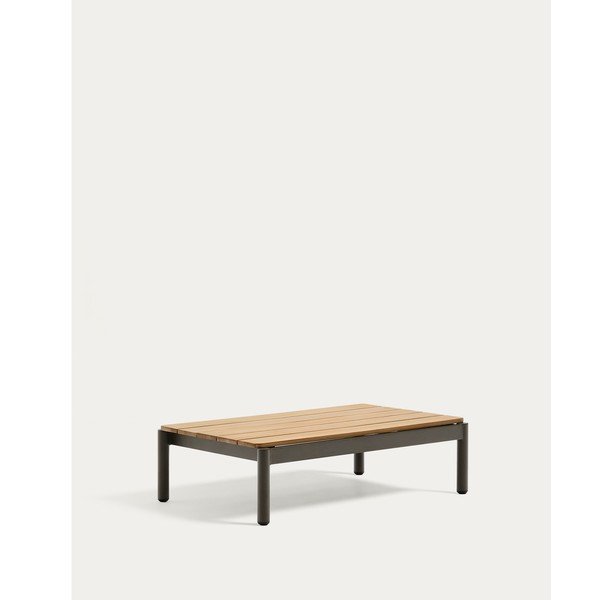 Iš tikmedžio masyvo sodo kavos staliukas 57x91 cm Sorells – Kave Home-image-3