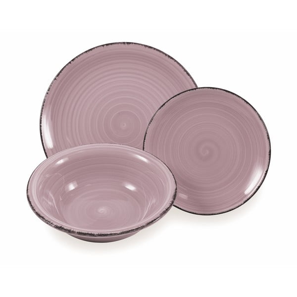 18 dalių akmens masės indų rinkinys Villa d´Este Acquerello -image-2